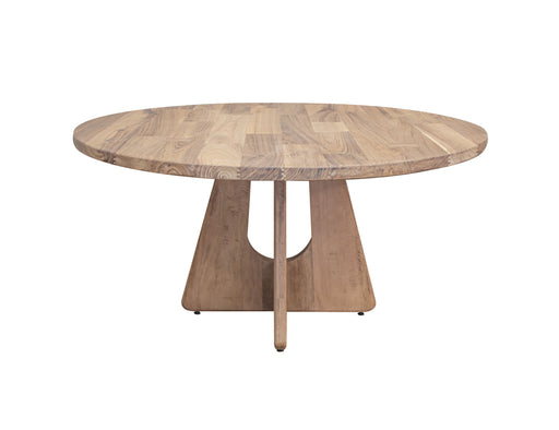 Natural Parota Round Table top image