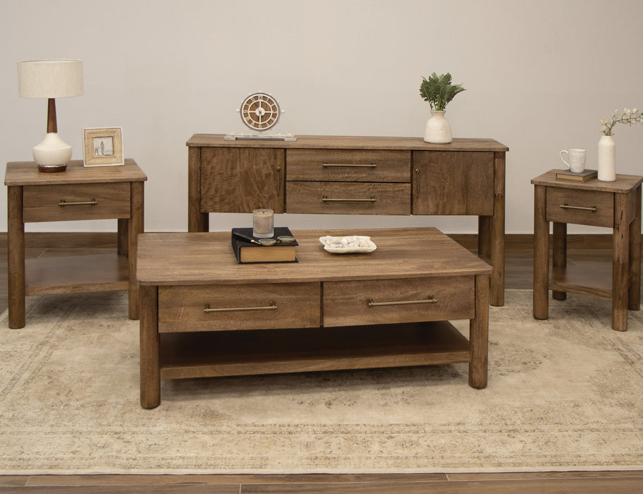 Olimpia Sofa Table w/ 2 Drawer & 2 Doors