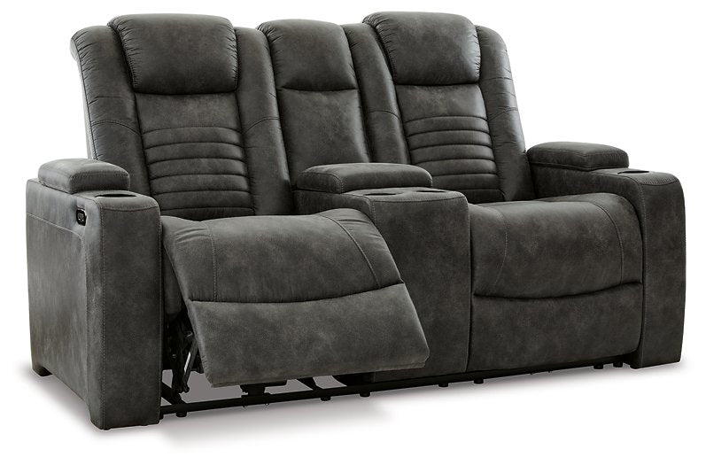 Soundcheck Power Reclining Loveseat with Console