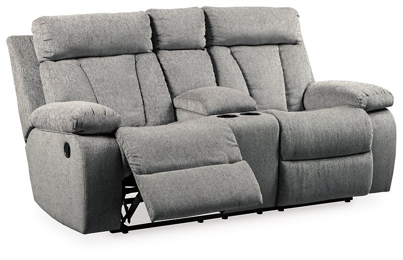 Mitchiner Reclining Loveseat with Console