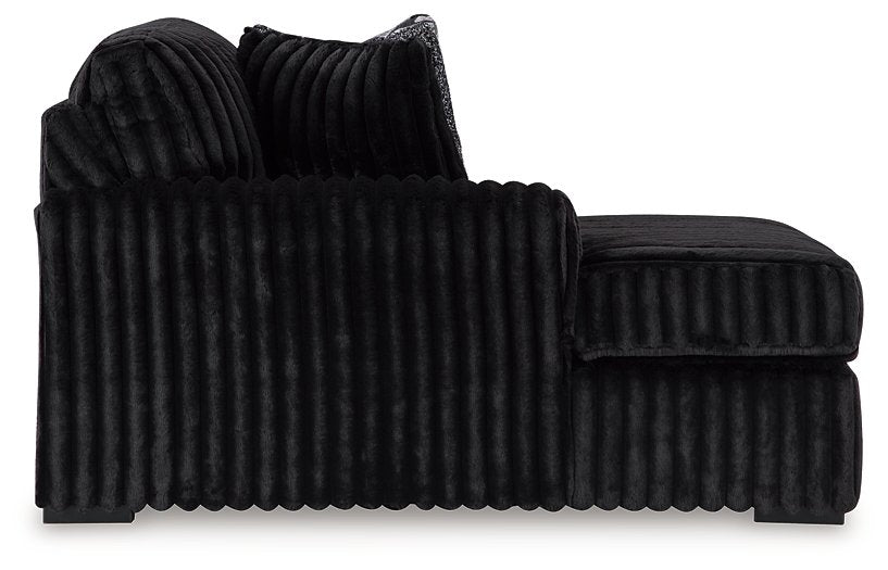 Midnight-Madness Sectional Sofa with Chaise