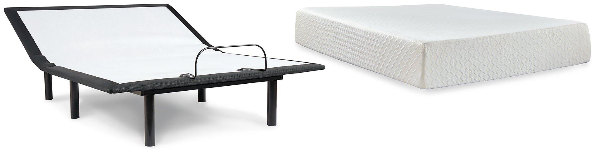 Chime 12 Inch Memory Foam Mattress and Base Set image