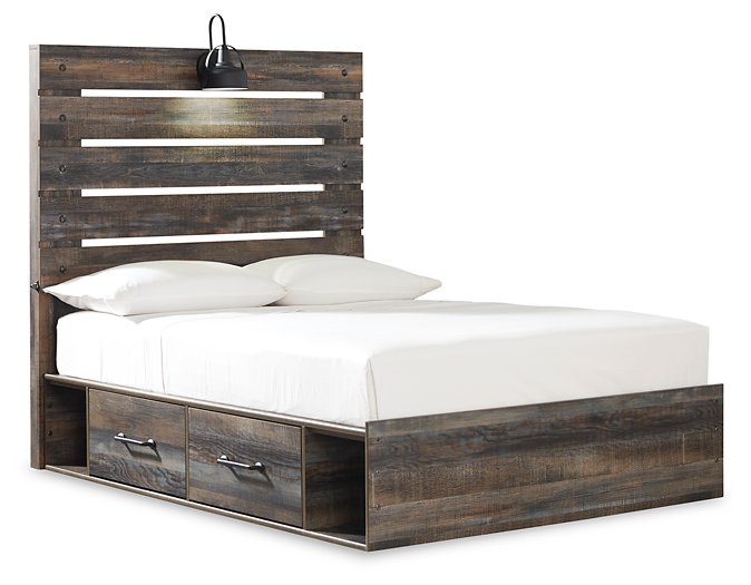 Drystan Bed with 2 Storage Drawers