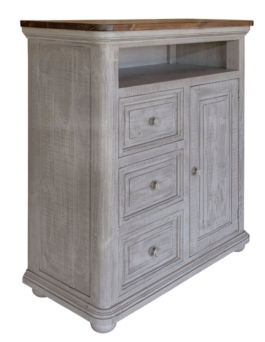 Luna Gray 3 Drawer, 1 Door, Chest TV image