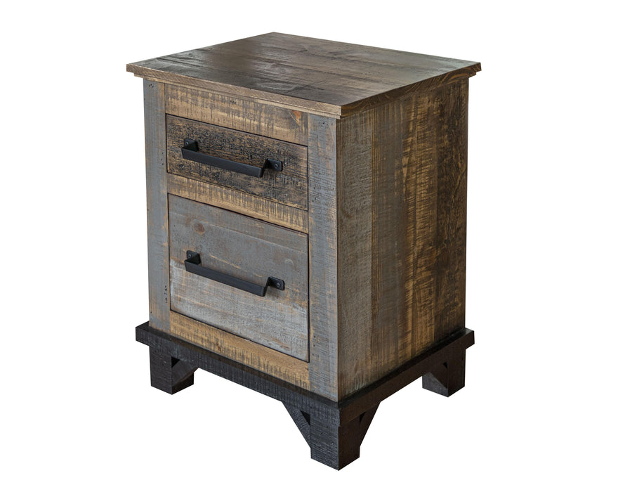 Loft Brown 2 Drawer, Nightstand image