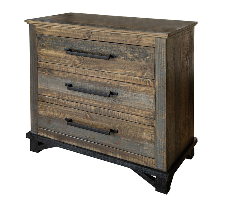 Loft Brown 3 Drawer, Chest image