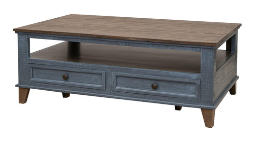 Toscana 4 Drawers, Cocktail Table Blue image