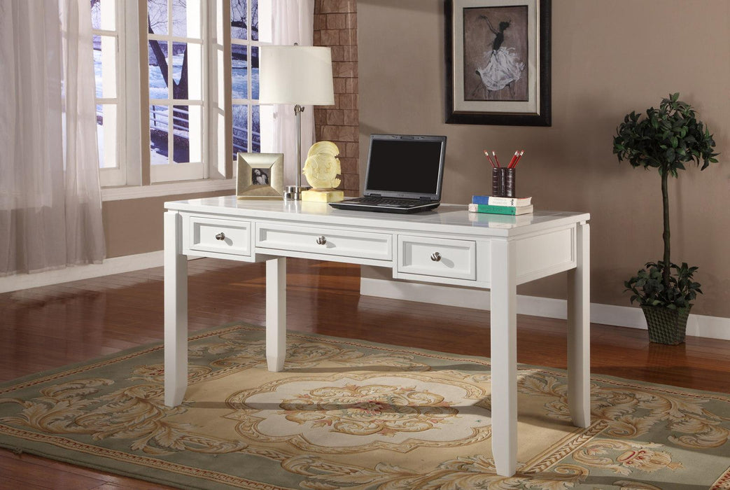 Parker House Boca 57" Writing Desk in Cottage White