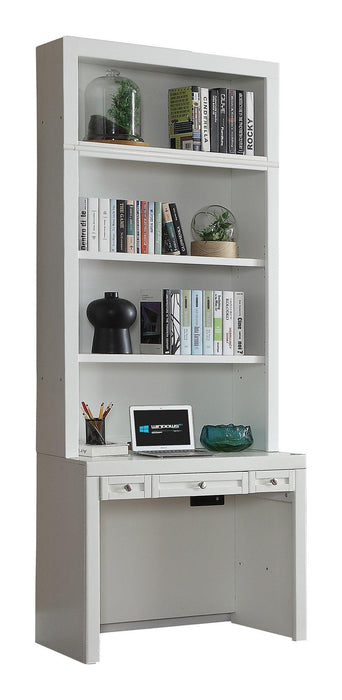 Parker House Catalina 40" Library Desk & Hutch in Cottage White image