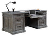 Parker House Gramercy Park Double Pedestal Executive Desk in Vintage Burnished Smoke-3 image