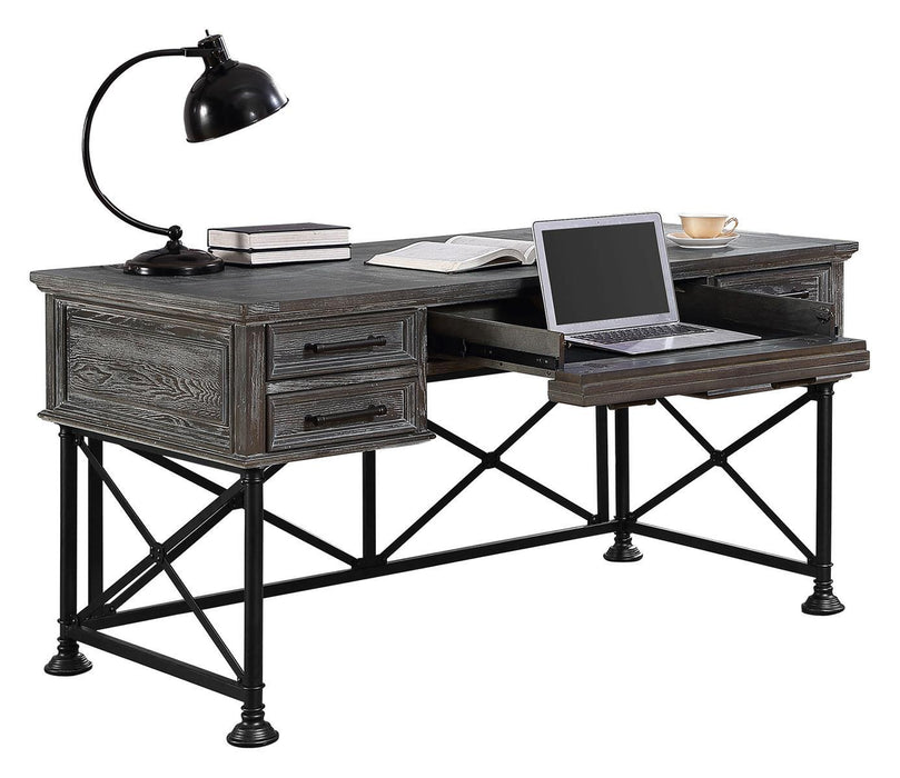 Parker House Gramercy Park Writing Desk in Vintage Burnished Smoke