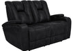 Parker House Optimus Power Loveseat in Midnight image