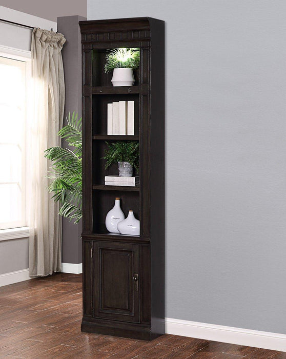 Parker House Washington Heights 22" Open Top Bookcase in Washed Charcoal