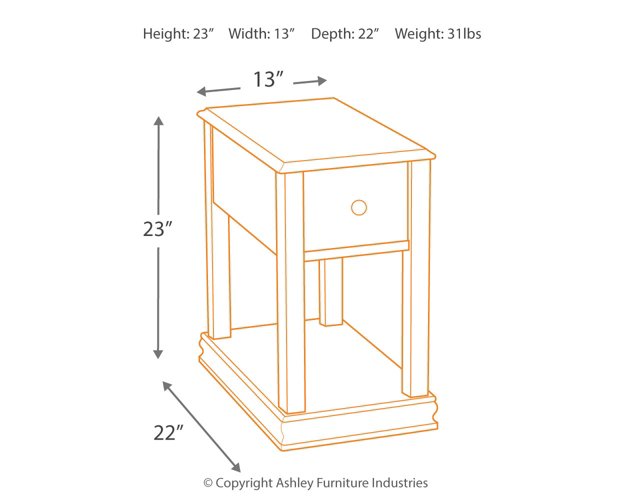 Breegin Chairside End Table