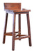 Pueblo 30‚Äù Stool w/Wooden Seat & Base - Brown Finish** image