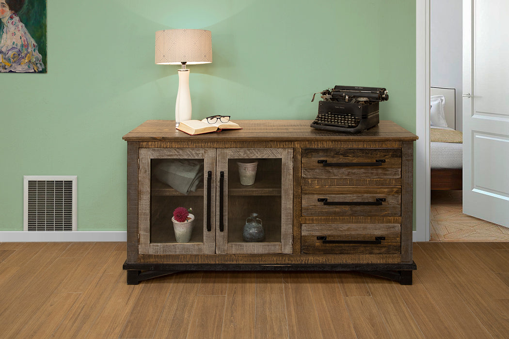 Loft Brown 3 Drawers, 2 Doors Buffet