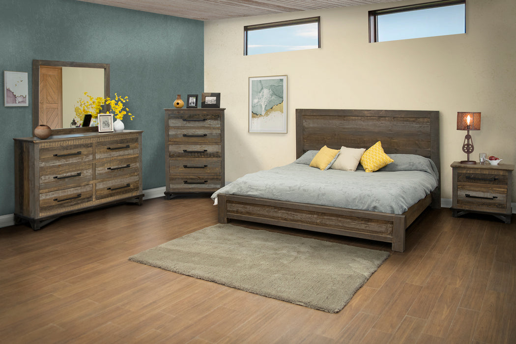 Loft Brown 6/6 Headboard