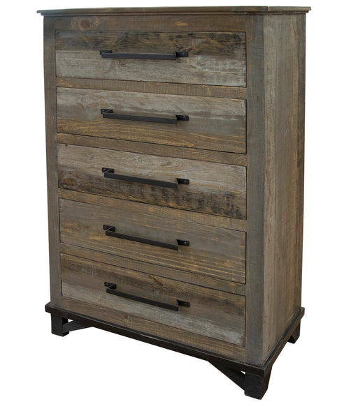 Loft Brown 5 Drawer, Chest image