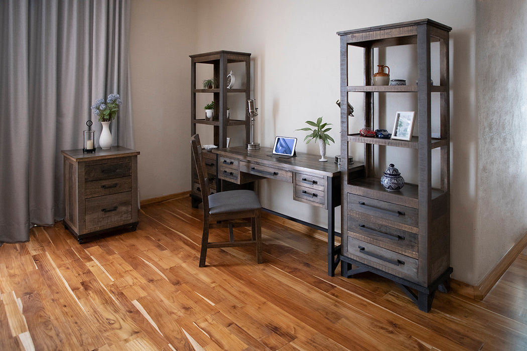 Loft Brown 3 Drawers Pier / Bookcase