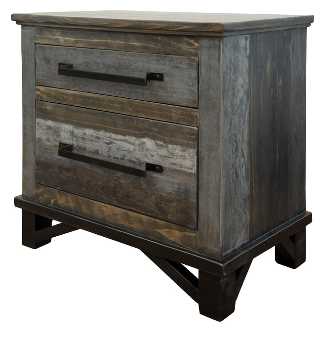 Loft Brown 2 Drawer, Night Stand image