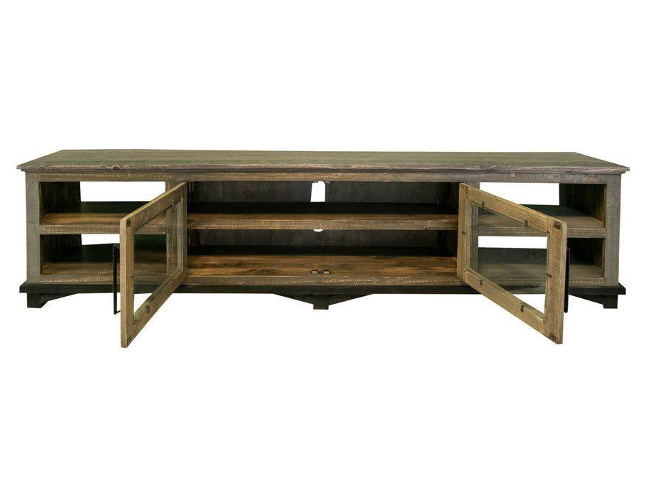 Loft Brown 2 Doors & Shelves, 93" TV Stand image