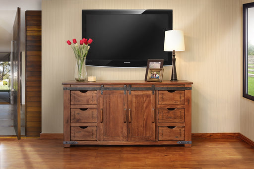 Parota 70"TV Stand w/6 Drawer,2 door w/2 shelves image