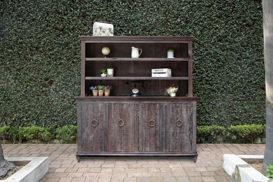 Capri Hutch for Console, Charcoal finish image