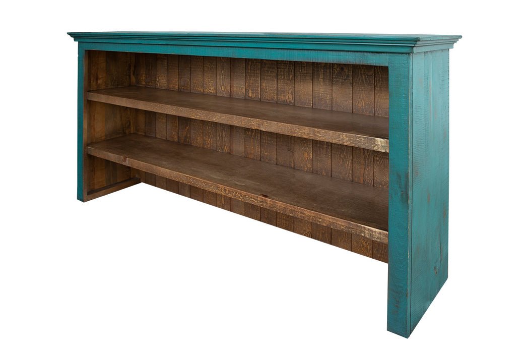 Capri Hutch for Console, Green finish image