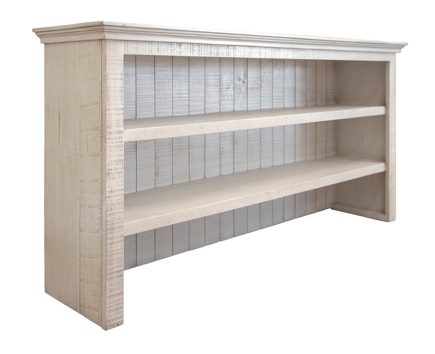 Capri Hutch for Console, Ivory finish